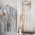 Framendino 20 Pack 23.63" X 60" Disposable Dry Cleaning Plastic Bags for Hanging Clothes