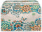 Quilted Boho Toaster Oven Covers, 4 Slice Kitchen Small Appliance Covers, Universal Size Dustproof Cover for Women Gift