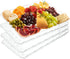 Plasticpro Plastic Serving Trays, Rectangle 9X13 Disposable Party Dish, Includes 4 Trays