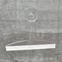 iDesign 22300 Plastic Suction Squeegee with Storage Hook, 12" x 10", Clear
