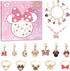 Christmas Advent Calendar 2024 for Girls, 24 Days Countdown with DIY Charm Bracelet & Necklace Holiday Gift
