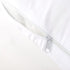 Cheer Collection J Shaped Pillowcase - Soft Microfiber White Cover