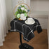 Gernaice 2 Packs 24x24 Inch Plaid Small Square End Table Cloth, Farmhouse Embroidered Fabric Checkered Tablecloth, Dust