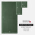 Set 8 2 35x70, 2 14x30, 4 14x14, REDKISS Premium Towel of - Ultra Soft Microfiber, Contains Large Bath Hand Washcloths