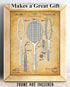 Tennis Racket Patent Print - 11x14 Unframed, Great Sports Bar Decor and Gift for Tennis Enthusiasts