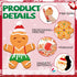 36 Pieces Christmas Magnets, Merry Christmas Fridge Magnet Stickers for Holiday Decoration (Gingerbread)