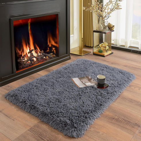 2 Packs 2x3 Ultra Soft Runner Rugs for Bedroom Hallways with Upgraded Non-Slip Rubber Backing & Thick Memory Sponge