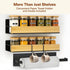 ARIBAGGI 4 Pack 4 8 Magnetic Spice Rack for Refrigerator Strong Magnetic Shelf for Fridge, Large Spice Organizers