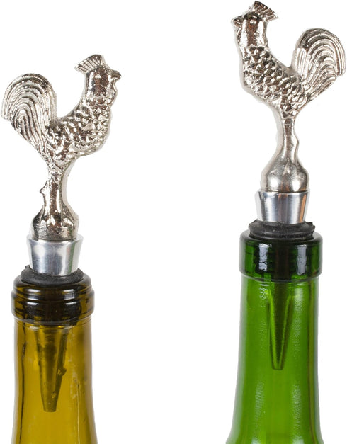 DII Kitchen Wine & Bottle Stopper - 2x4", Rooster