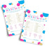 Baby Shower Animal Matching Games - 25 Pack Gender Neutral Party Game Cards, Fun Guessing Favors, 4x6