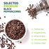 6.7oz (190g) 13.4oz (380g), Set. Soeos Whole Black Peppercorns, and Himalayan Pink Salt, Plastic Bottle Grinder