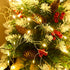 2 Pack 10 120 8 Firecracker Fairy String Lights FT LEDs, Warm White Battery Operated Twinkle Cluster Lights with Romte