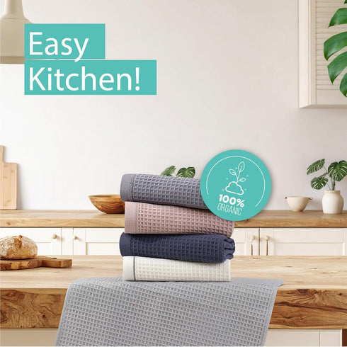 Sets, 14 14 Inches, Kitchen Towels and Dishcloths X Absorbent Dish Towels for Kitchen, Microfiber Cleaning Cloth, Dish