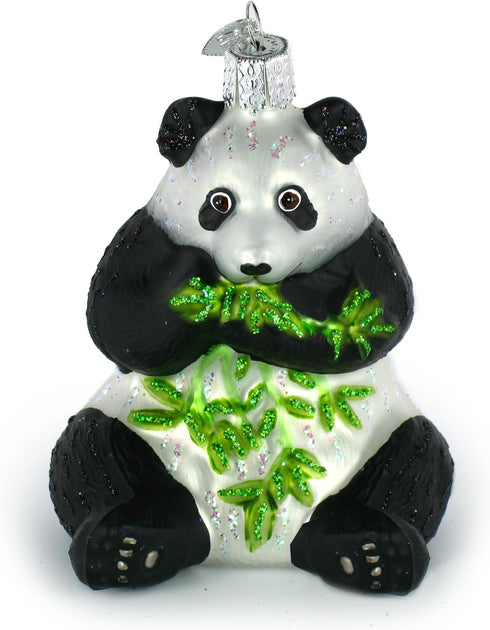 Old World Christmas Ornaments, Panda Glass Blown Ornaments for Christmas Tree