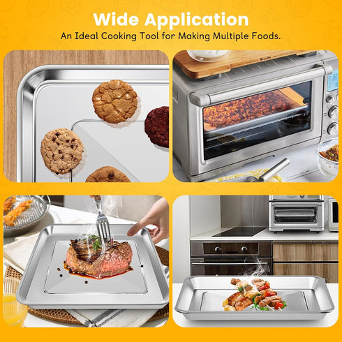 12" 12" Baking Pan for Breville Smart Oven, Compatible with Ninja SP100 SP101 SP1001C SP201 Air Fry Oven