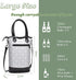 Tirrinia Insulated Wine Carrier Tote - Padded Travel Bag for 2 Bottles, Champagne Cooler, Valentine's Day Gift