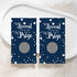 Paper Clever Party Blue Twinkle Star Bridal Shower Games Pack, 28 Scratch-Off Raffle Cards for Wedding & Engagement