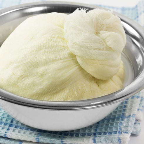 Nouvelle Legende Commercial Grade Unbleached Cotton Cheesecloth, 27 SqFt, Durable, Lint-Free, Reusable