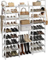 WOWLIVE 9 Tiers Large Shoe Rack Organizer for Closet, Stackable Heavy Duty Shoe Storage with Metal Connectors