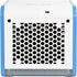 Comfort Zone CZAC10BL Mini Portable Air Conditioner, 3-Speed Personal Evaporative Cooler with Top-Fill Water Tank, Blue