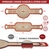 2PCS Set Sourdough Silicone Bread Sling for Dutch Oven, Non-Stick Reusable Baking Mat with Long Handles, Essentials