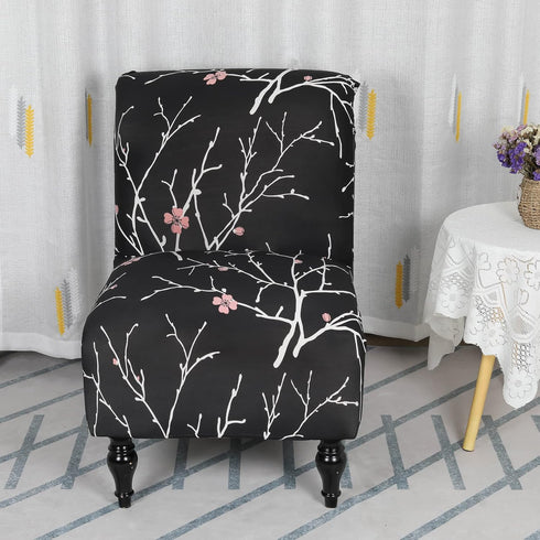 Armless Armless (2 Pack, Accent Chair Cover Slipcover, Stretch Chair Slipper Super Fit Chair Furniture Protector Cover