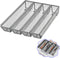 Fodofodo 4PCS Drawer Organizer for Kitchen,Utensil Mesh Drawer Organizer with Interlocking Arm for