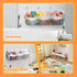 3 Bath Toy Organizer Compartment Bath Toy Storage Bag Shower Caddy Quick Access Bathtub Toys Holder Baby Shower Games
