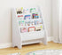 UTEX Kids Bookshelf Storage, Book Shelf for Kids Rooms, 4 Tier Sling