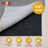 Hold-a-Rug Plush Nonskid Rug Pad, 2' x 4', Reversible Gripper, Safe for All Floors and Carpet