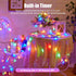 17 50 Minetom Star String Lights Battery Operated - ft LED Star Fairy String Lights with Timer, Waterproof for Indoor