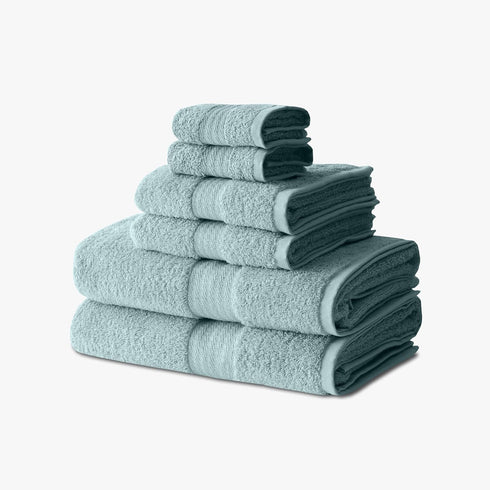 1888 6 600 Set, 2 2 2 Mills Piece GSM Luxury Towel Bath Towels, Hand Towels and Washcloths, Premium Cotton Blend, Super