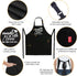 Funny Aprons for Women - Women’s Funny Kitchen Chef Cooking Baking BBQ Grill Aprons with 2 Pockets - Birthday Mother’s Day Anniversary Christmas Valentine’s Day Gifts for Mom, Wife, Her