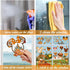 Fall Window Clings, 9 Sheets Mouse Themed Stickers for Glass Windows, Thanksgiving Decorations