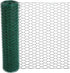 Mklsit Chicken Wire 15.7 x 315 Inches Chicken Wire Fencing Mesh Green PVC
