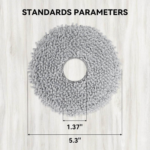 Microfiber Vacuum Mop Cloth Pads for Roborock Q Revo & Qrevo MaxV Robot Vacuum, Reusable & Washable Replacement Parts