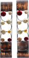 Deco 79 Metal Solid Wall Sconce, Set of 2 5"W, 24"H, Brown