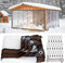 9.8x13Ft Chicken Coop Cover for Winter - Waterproof Chicken Coop Tarp with