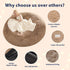 5FT, Fluffy Bean Bag for Stuffed Animals Storage, Faux Fur Washable Bean Bag Chair Cover(No Filler) for Textile Plush