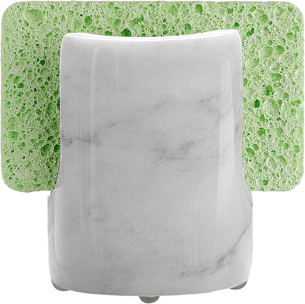 Marble Sponge Holder Sink Sponge Caddy for kichen counter Drying Rack for