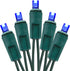 Holiday Essence Blue LED Mini Christmas Lights Set, 60 5mm Memorial Fourth