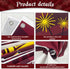 Congrats Grad 2025 Graduation Yard Sign, Giant Maroon Lawn Sign Decorations for Graduation Party Supplies
