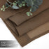 Tollpiz Sheer Tier Curtain Set of 2 Panels - Linen Textured Light Filtering Rod Pocket Voile Small Curtains for