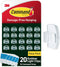 Command Outdoor Light Clips, 20 Clear Clips and 24 Command Strips, Damage-Free