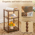 Fultyle Side Table, Small End Table with Storage Shelf, Modern Bedside Table Night Stand for Living Room, Bedroom