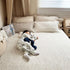 47"x59", BuLuTu Muslin Cotton Kids Toddler Duvet Cover for Girls Boys Baby Crib Duvet Covers with Zipper Closure