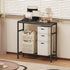 31.5" 2-Tier Homeiju Entryway Table Width, Console Table with Adjustable Shelves, Industrial Sofa Table with Storage