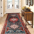 YJ.GWL Area Rug 2x6 - Washable Non-Slip Hallway Runner Rug, Vintage Red Carpet for Bedroom, Kitchen, Bathroom