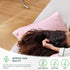 Love's Cabin King Size Satin Pillowcase Set of 2, Similar to Silk, Cooling Pillow Covers for Hair and Skin, Pink