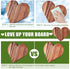 Heart Shaped Cutting Board, 12 x 10 x 0.6 Inch Acacia Wood Cheese Serving Platter, Charcuterie Board for Gifts